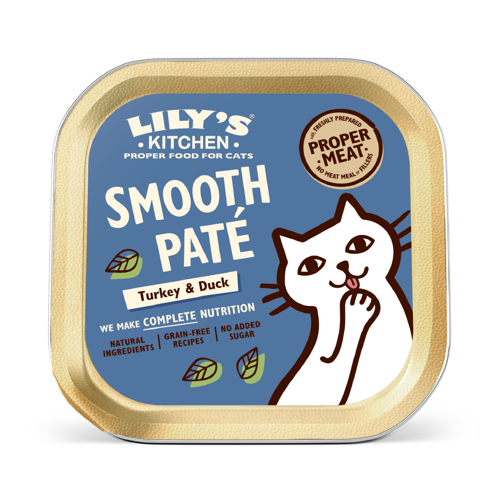 Pâtée pour Chat Dinde et Canard | Lily’s Kitchen | Barquette 85g